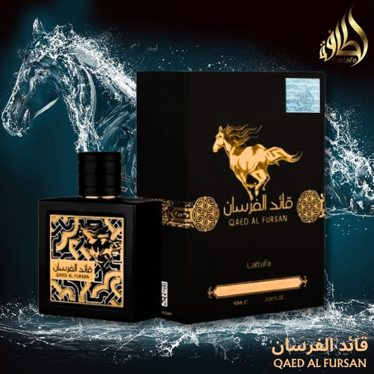 3,04 oz Qaed Al Fursan Lattafa Perfumes (70% OFF)