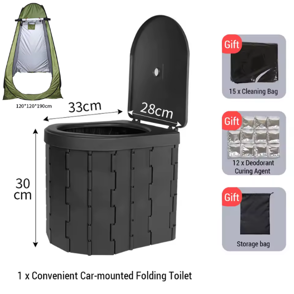 EasyGo Toilet™ Foldable and portable toilet