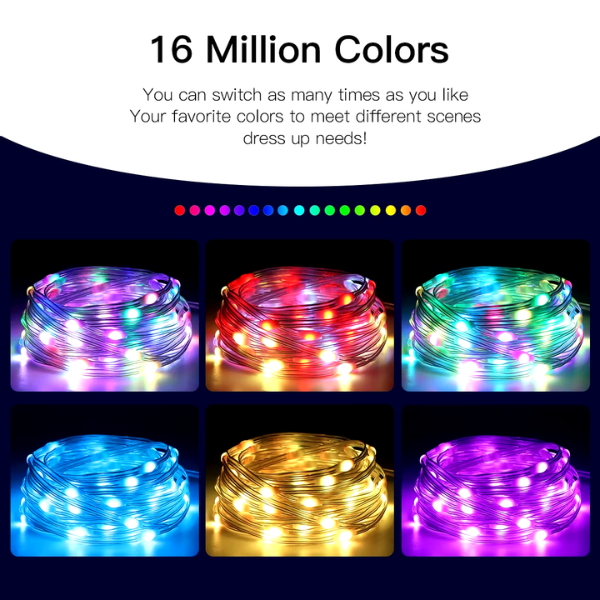 🎅 Bluetooth Christmas LED Lights with Audio Rhythm 2024 🎵