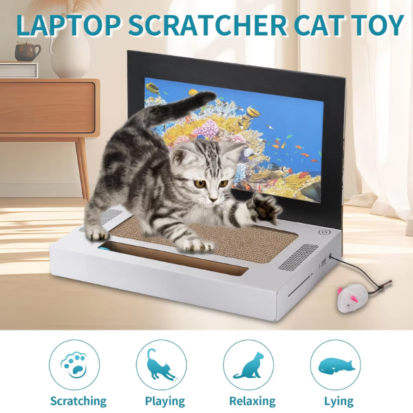 ScratchPad - Cat Scratch Laptop 🐾