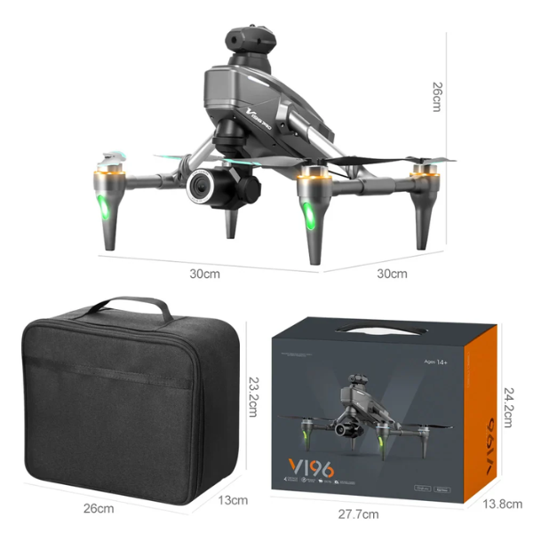 High-tech Mini Drone v196 - 8K Ultra HD camera